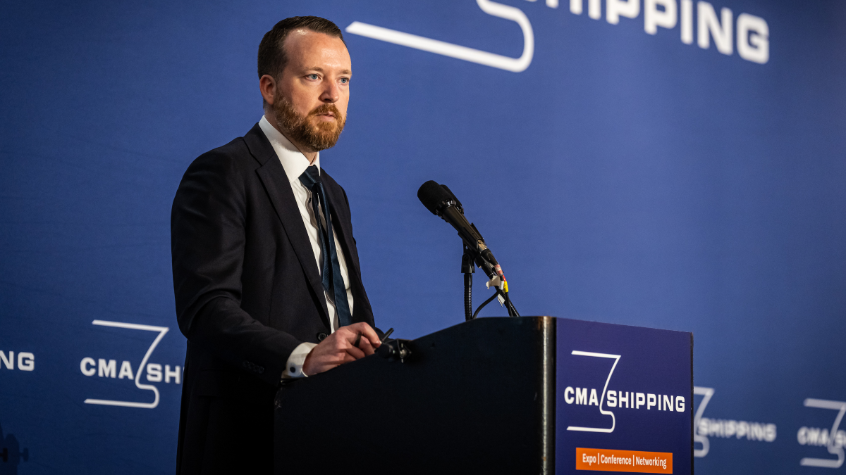 Craig Koehne (DNV): “The best fuel is the fuel you don’t have to burn" (source: Butler Photography/CMA Shipping)