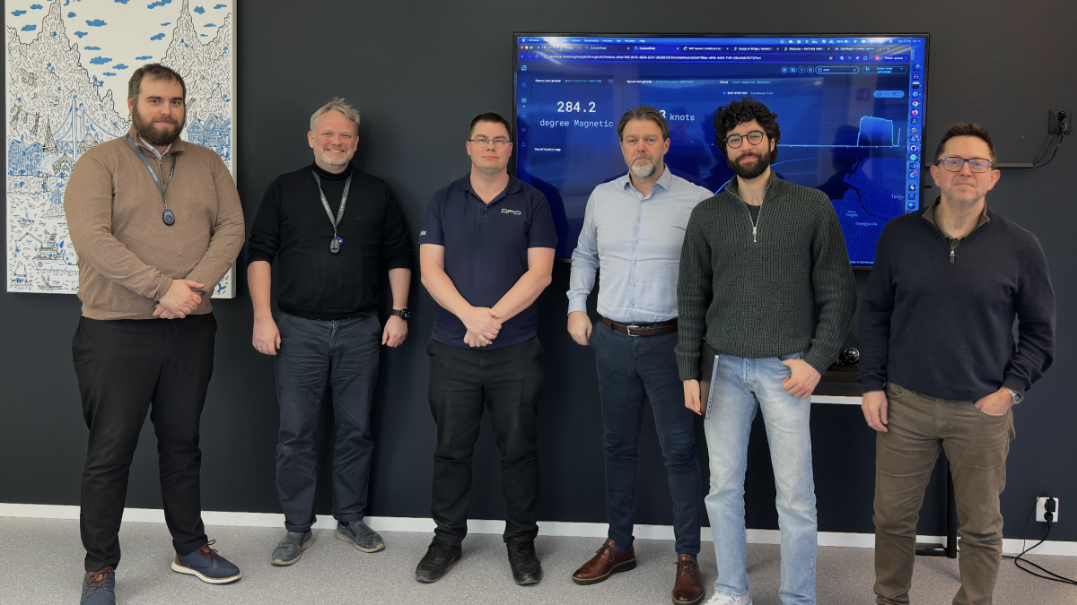 Dong Fang Offshore executives visit the ScanReach office in Bergen Norway