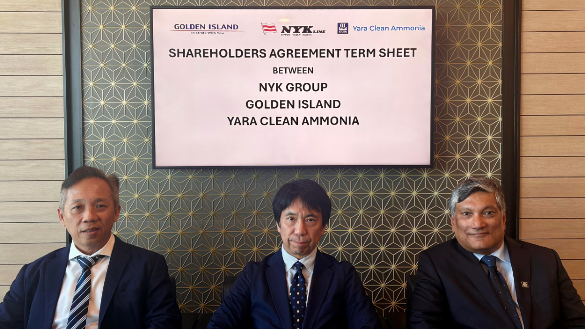 NYK Line-led trio makes ammonia bunkering push in Singapore