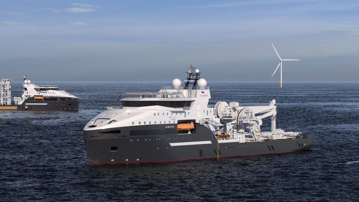 Keel laid for first Olympic Subsea SEV as steel is cut for second