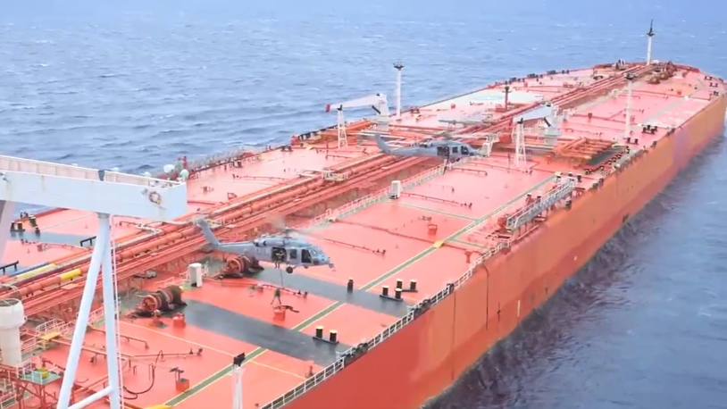 Video shows US military seizure of sanctioned VLCC carrying Iranian crude