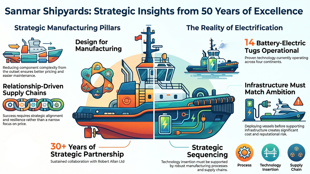 What fifty years of building tugs teaches you