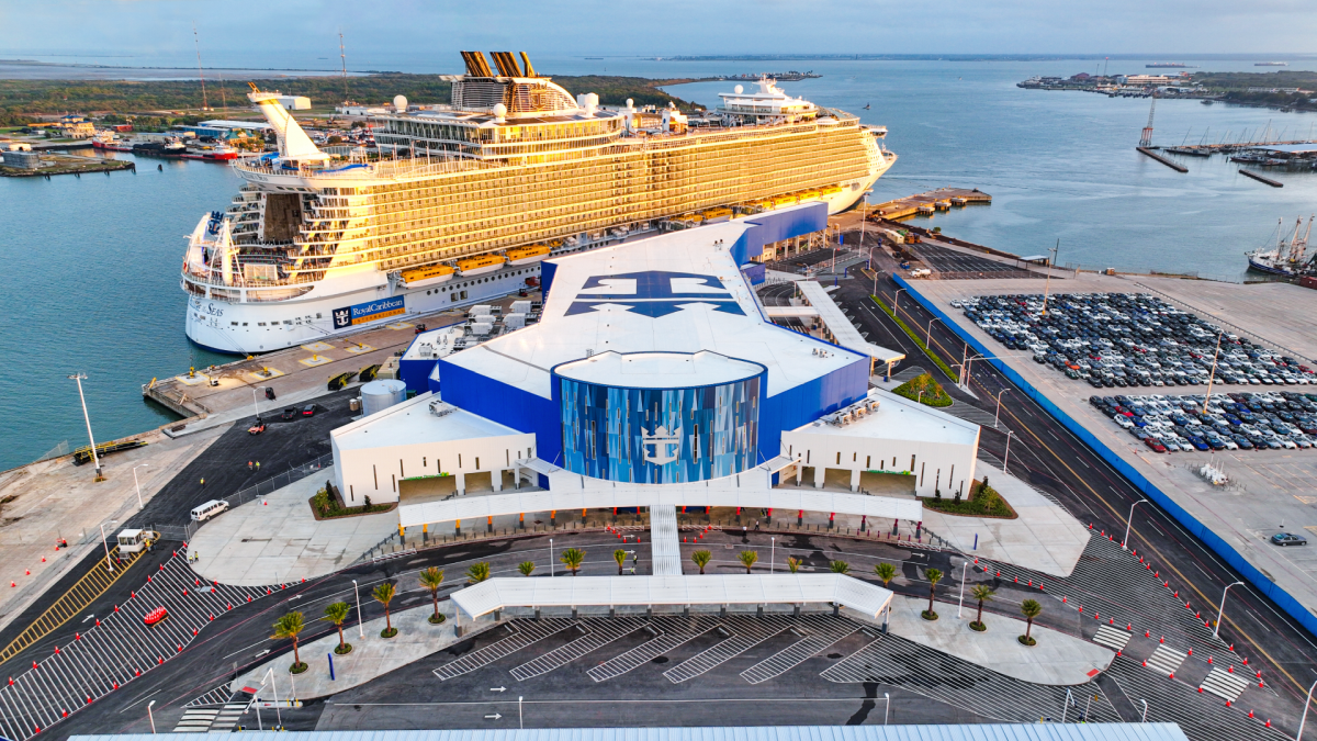 Allure of the Seas at Galevston Terminal source Royal Caribbean Cruise Linewebzhgf Allure of the Seas at Galevston Terminal source Royal Caribbean Cruise Linewebzhgf