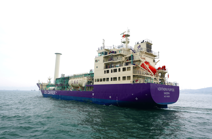 New LCO2 tanker christened as European carbon capture and storage projects advance