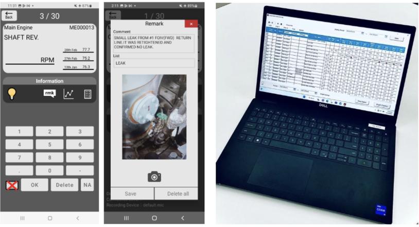 K Line implements digital checklist for unattended machinery spaces