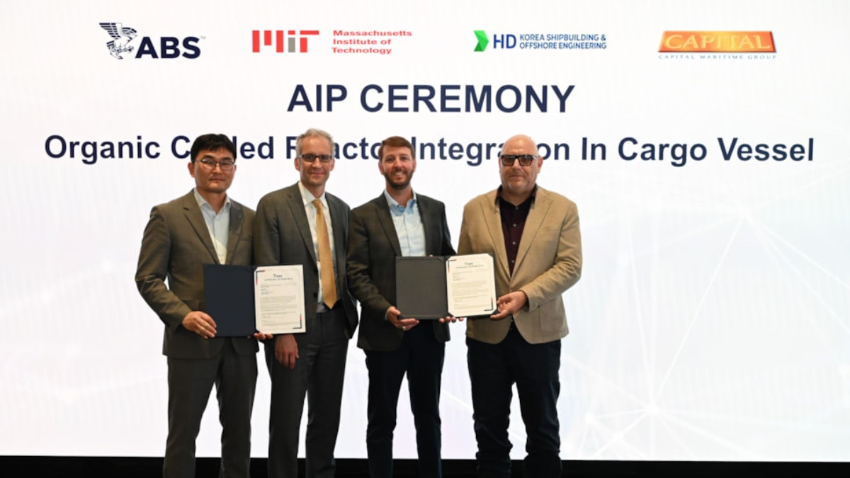 Nuclear microreactor propulsion concept from MIT Maritime Consortium gets green light