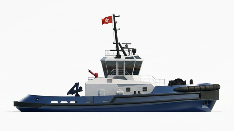 Chinese shipyard orders battery electric tug design
