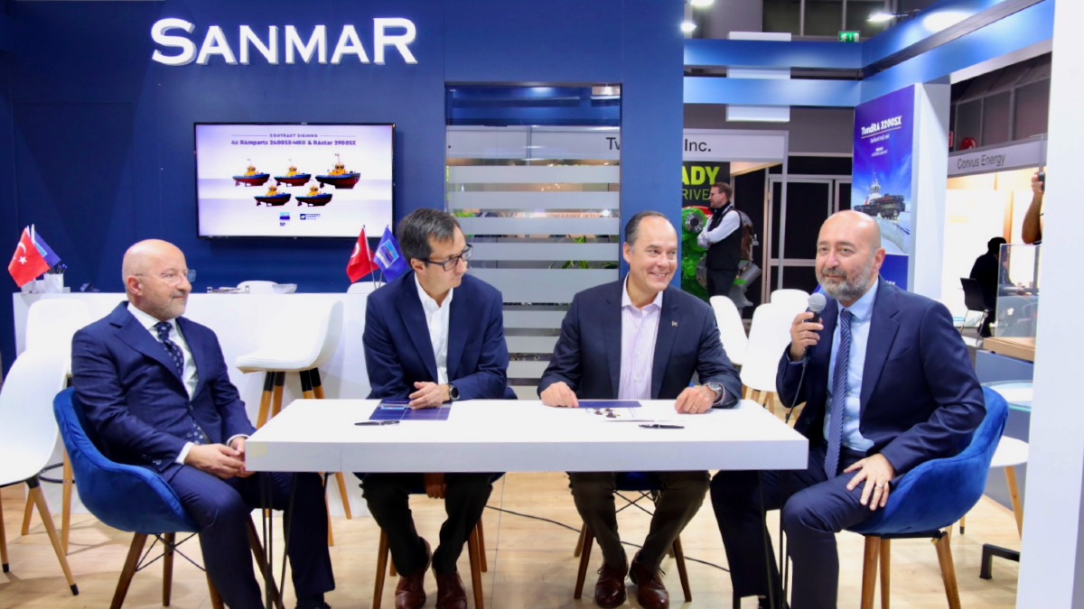 SAAM signing ceremony for five tugs at Sanmar source Riviera