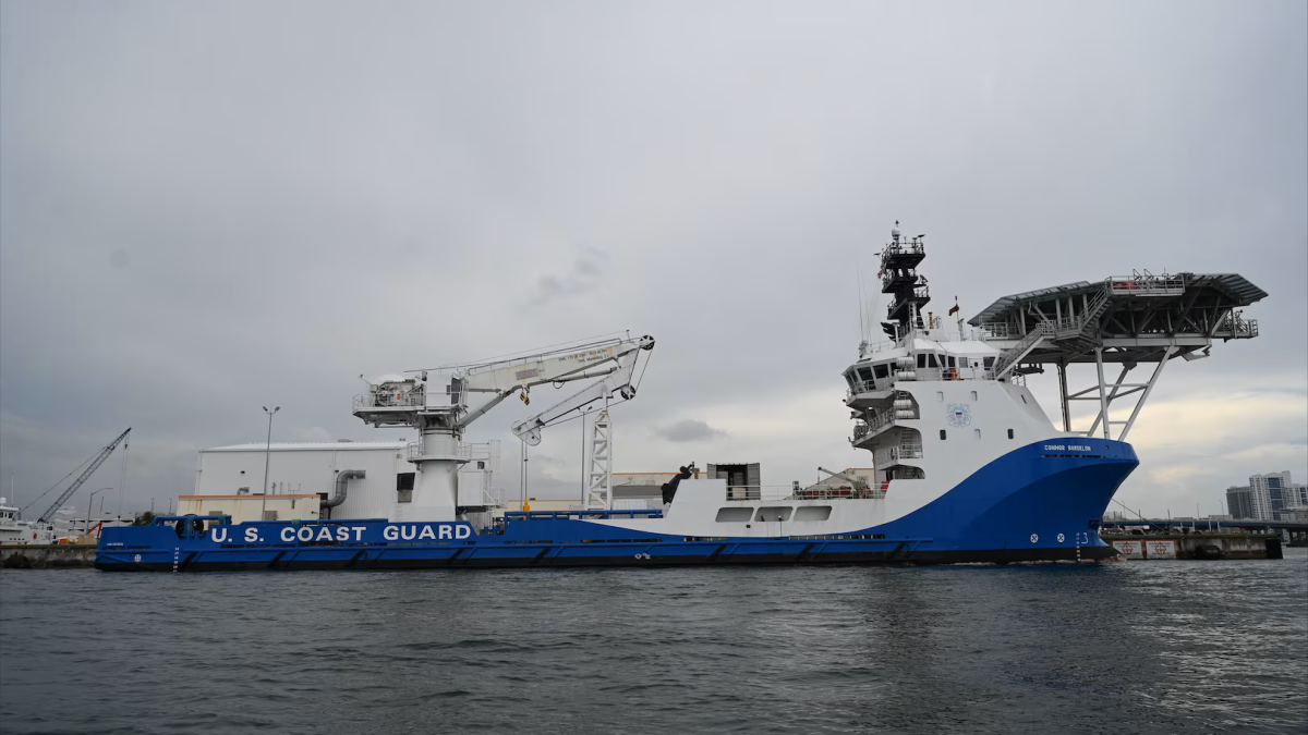 Connor Bordelon will be used by USCG for logistics support