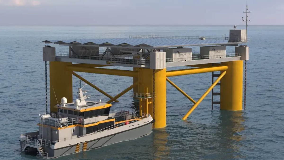 Solar solution could provide power to offshore vessels, subsea assets