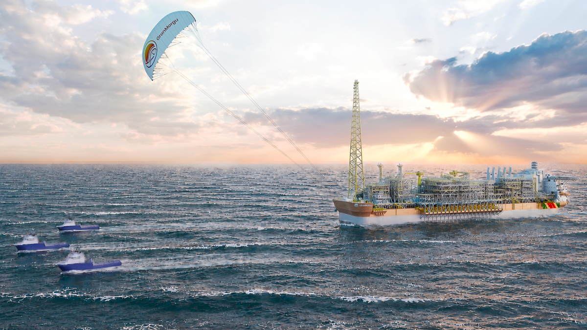 Wind-assisted towing under consideration for GranMorgu FPSO
