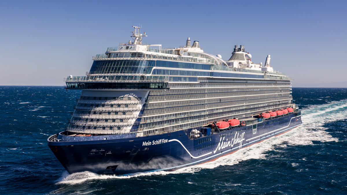 TUI'S second InTUItion-Class ship brings dual-fuel propulsion to the Mediterranean